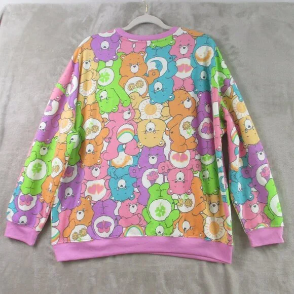 CARE BEARS Hybrid Apparel Multicolor Sweatshirt Women's Size XL TikTok Viral - Picture 2 of 7